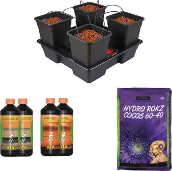 Příslušenství pro skleník Growmarket Závlahový komplet Wilma Plug&Grow AWA pro 4 rostliny na 0.8-1 m2
