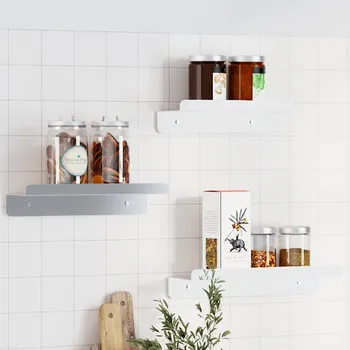 police Nástěnné police 3 ks stříbrné nerezová ocel - 8721012408623