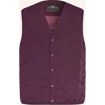 Fynch-Hatton Pánská Prošívaná Vesta, tmavě fialová, 54