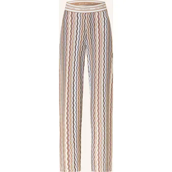 Dámské džíny Cambio Dámské Kalhoty Allison S Třpytivou Přízí, bílá / hnědá...