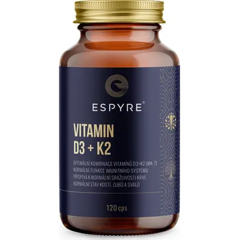 Espyre Vitamin D3 + K2 120 cps.