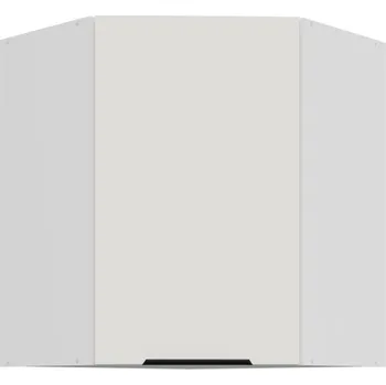 Kuchyňská skříňka Horní rohová skříňka LUNARA 1 - 60x60 cm, bílá