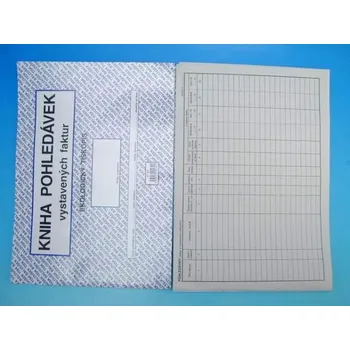 Kniha pohledávek vystav.faktur A4, 40str. /ET350/