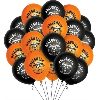 Party dekorace Latexové balónky Halloween s potiskem 20ks