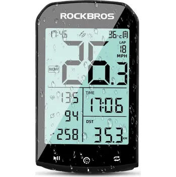 GPS navigace ROCKBROS GPS cyklopočítač s pokročilou konektivitou ČERNÁ