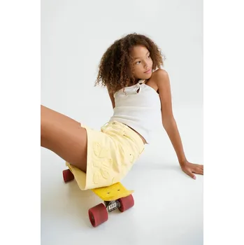 Dětské kraťasy Mayoral 6204.8F.Junior.PPY2 žlutá 10X, vel. 152