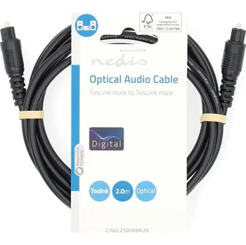 Počítač Nedis CAGL25000BK20 TosLink 2 m