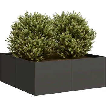 Truhlík vidaXL Truhlík rezavá 40x40x30 cm povětrnostně odolná ocel - 8721158676849