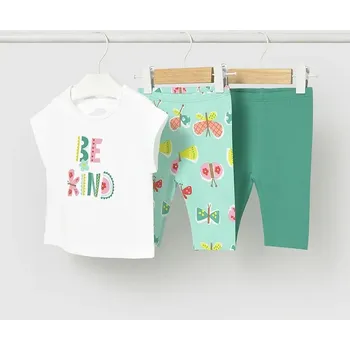 Dětská bavlněná souprava Mayoral 1752.4L.Baby.PPY2 tyrkysová 66X, vel. 86