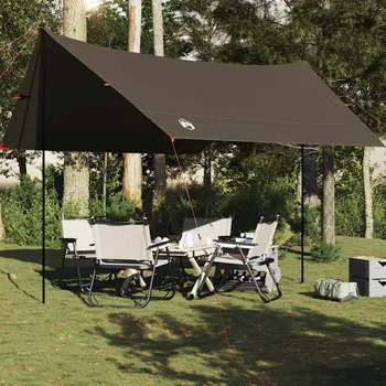 Krycí plachta Kempingová plachta zelená 462 x 306 x 211 cm nepromokavá - 8721102658488