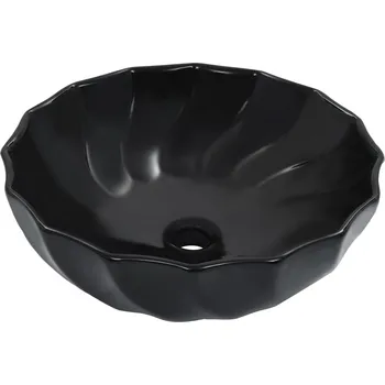 Umyvadlo Umyvadlo černé 46 x 17 cm keramika - 8718475720003