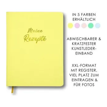 Meine Rezepte zitronengelb