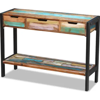 Organizace kuchyně Příborník se 3 zásuvkami masivní recyklované dřevo - 8718475993094