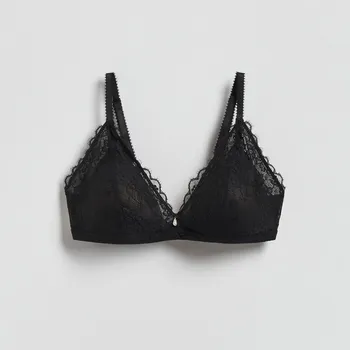 Dámské kalhoty Reserved - Podprsenka s kosticemi z krajky - černý - 708HQ-99X - 708HQ-99X-S