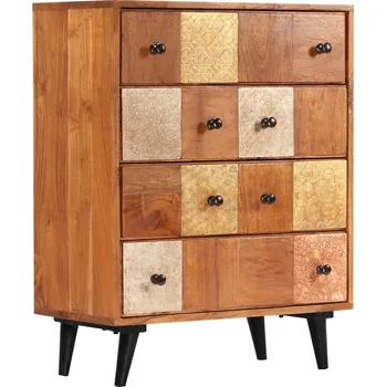 Komoda Komoda se zásuvkami 60 x 30 x 75 cm masivní akáciové dřevo - 8719883551562