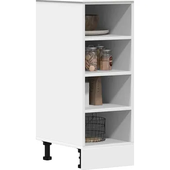 Kuchyňská skříňka Spodní skříňka „Riga“ bílá 30 x 44,5 x 81,5 cm, z umělého dřeva - 8721158425393