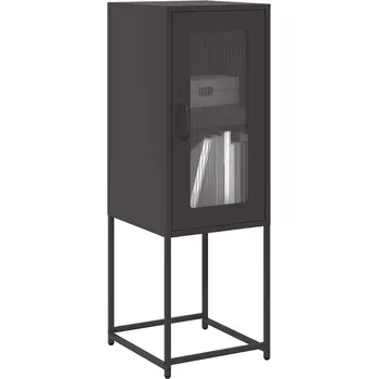 Příborník do zásuvky Příborník černý 36x39x107 cm ocel válcovaná za studena - 8721158372321