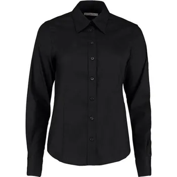 Dámská košile Kustom Kit Dámská košile KK702 Black 38 (M/12)