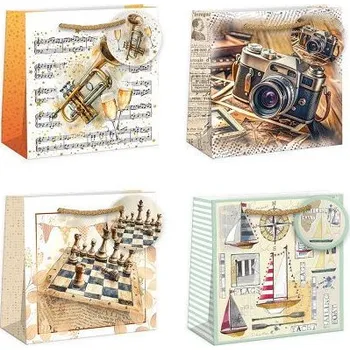 Dárková taška ARGUS Dárková papírová taška 16 x 16 cm mix 12 ks 07250012