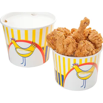 Jednorázové nádobí Garcia de Pou Papírový box na stripsy GarciaDePou 4500ml Ø216mm 40ks