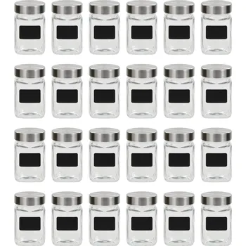 Dóza na potraviny Dózy na potraviny s etiketou 24 ks 300 ml - 8719883557939