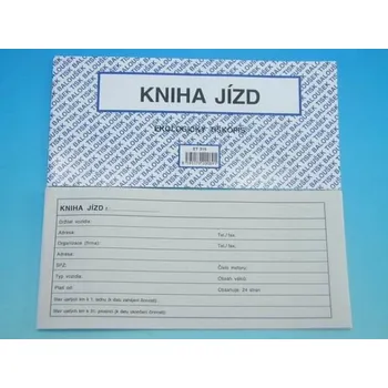 Kniha jízd 1/3 A4 - firem.+souk.vo, 24 str. /ET315/