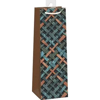 Dárková taška ARGUS Dárková papírová taška na víno (12 x 40 cm) 07370764h