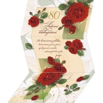 ARGUS Přání k 80. narozeninám 15-7034c80