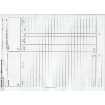 Doklad dodací list A4-daň.propis., /PT150/