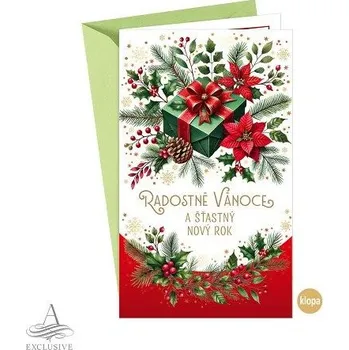 ARGUS Vánoční přání s kapsou na peníze 11-6565c