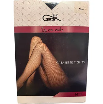 Dámské punčochy KABARETKY PUNČOCHÁČE GATTA 1-2 ČERNÉ.