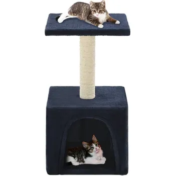 Škrabadlo pro kočky se sisalovými sloupky 55 cm tmavě modré - 8718475598480