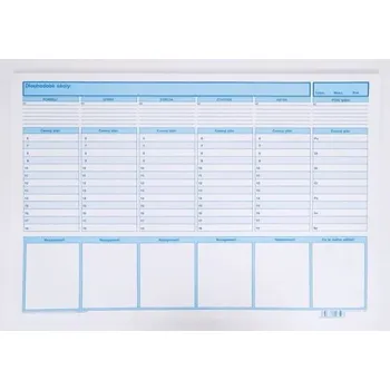 Kalendář Plánovač stolní manažerský 49x33 cm 50l /OP1285/