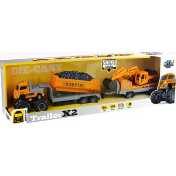 auto na autodráhu Auto Sklápěčka s bagrem