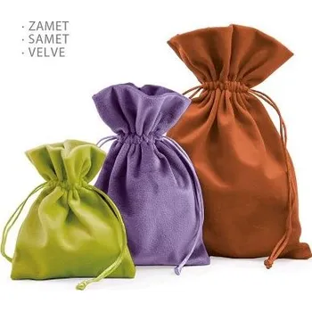 Dárková taška ARGUS Luxusní dárkový sáček sametový 11 x 14 20255017