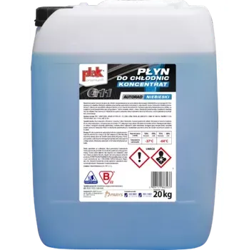 Nemrznoucí směs do chladiče Plak AUTORAD Chladicí kapalina -37°C G11, koncentrát 20L