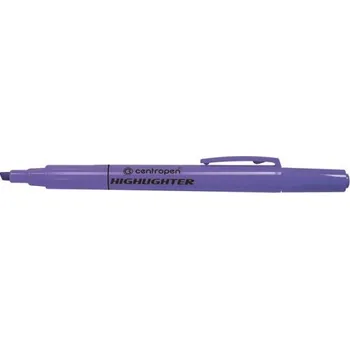 Zvýrazňovač Zvýrazňovač 8722 Centropen, fialový