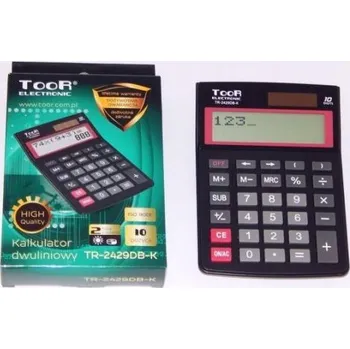 Kalkulačka Kalkulačka KW TR-2429DB-K dvouřádková čerá (120-1903)