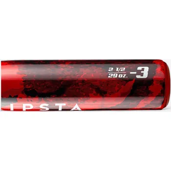 KIPSTA Baseballová pálka BA550 32/34" 32 ČERNÁ|ČERVENÁ