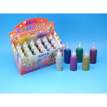 Kancelářské lepidlo Lepidlo glitrové DISPLAY 22ml /1506/