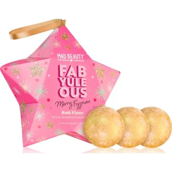 Sprchový gel Mad Beauty FabYuleOus šumivá koule do koupele 3x50 g