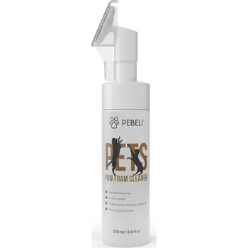 Kosmetika pro psa PEBELI Pěnový čistič tlapek pro psy a kočky | 200 ml