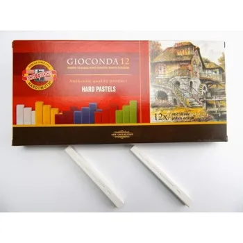 Kresba KOH-I-NOOR Pastel tvrdý umělecký 7x7-75 8100 běloba titanová