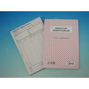Dodací list, daňový doklad, A5, NCR, 50l /OP1319/