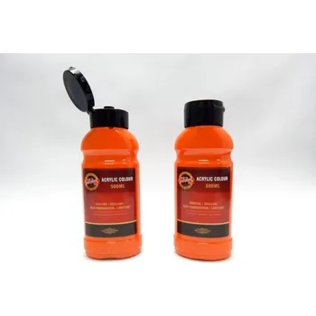 Výtvarná barva KOH-I-NOOR Barva akrylová 500ml oranžová tmavá 0230