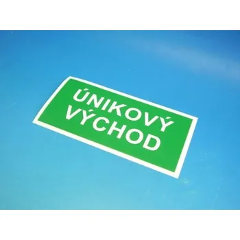 Značení Samolepka 682 ÚNIKOVÝ VÝCHOD