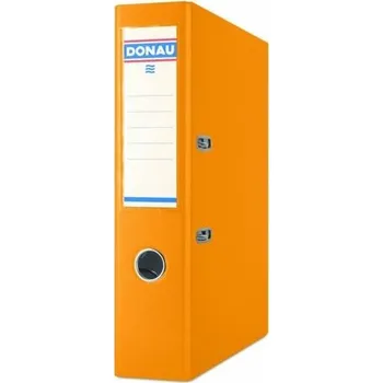 Pákový pořadač Donau, PP, A4 75 mm, oranžový