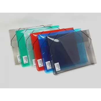 Dárková krabička Krabička s gumou průhledná 9-026