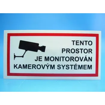 Kompletní kamerový systém Samolepka 651 " Kamerový systém"