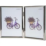 Rámeček 2x 13x18 cm Gedeon SSA 13, kov r100151